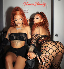 Load image into Gallery viewer, Ginger Deepwave Frontal Wigs